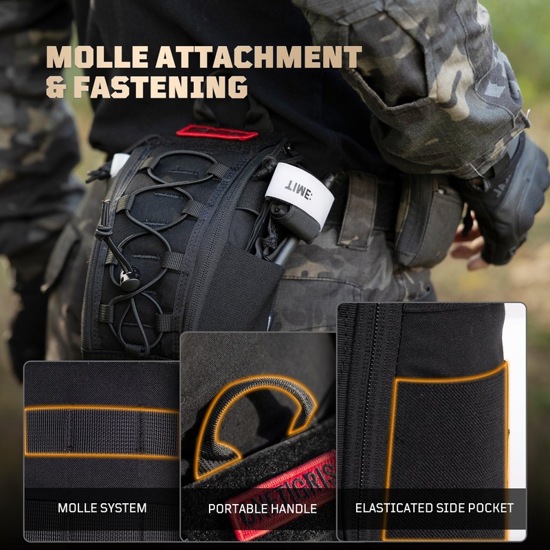 ONETIGRIS IFAK Molle Pouch - Tactical First Aid Bag Medical
