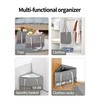 Wanapure 2 Pack Rigid Hanger Organizer, Triangle Storage Bin with