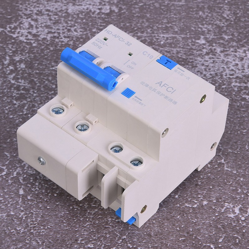 2P Arc Fault Circuit Breaker Miniature Household Electric Leakage Protector