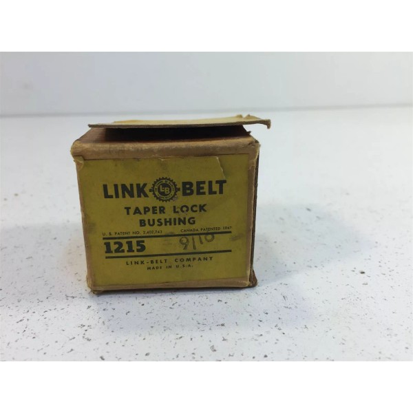 LinkBelt Taper Lock Bushing 1215 9/16" Bore - New Old