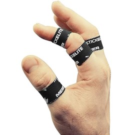 Meister StickElite Professional Porous Athletic Tape for Fingers & Toes - 15yd x 1/2" - Black - 4 Rolls