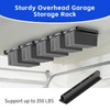Fixirons 6 Pack Overhead Storage Bin Rack, Ceiling Racks for