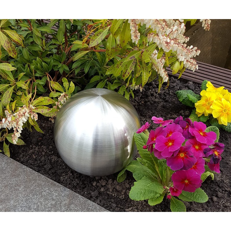 Jürgen Bocker Garden Ambiente Decorative Baubles Set of 3 Stainless