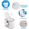 Portable Camping Toilet - Outdoor Potty for Adults with Lid