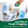 IZEJAZT Powder Type Drain Clog Remover ，Drain Cleaner Gobbler and