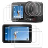 OKFUN 9PCS(3Sets) Screen Protector for DJI Osmo Action 5 Pro,Tempered