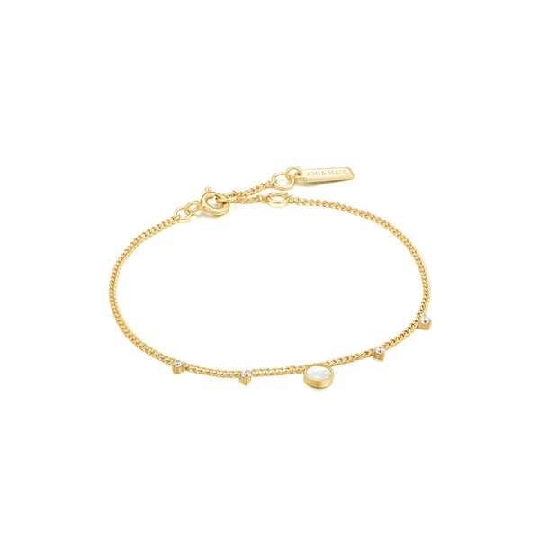 Ania Haie Pulsera Mujer B022-03G 19 cm, Non-Precious Metal, No