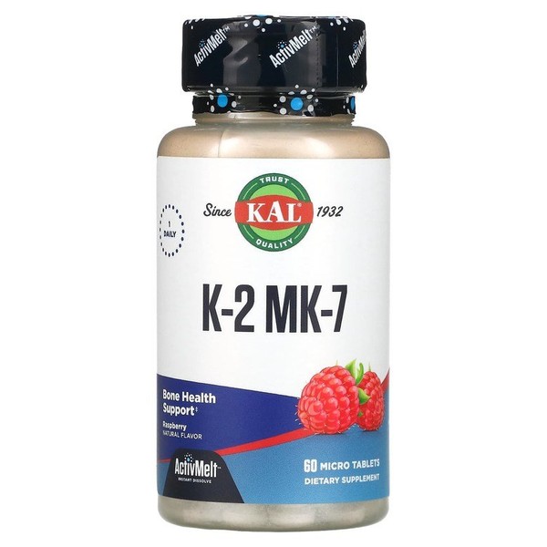 K-2 MK-7 Bone Support Raspberry Micro 60 tablets / K-2