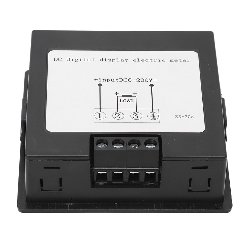 Digital Voltmeter LCD Screen Current Meter DC 6‑200V Volt Monitor