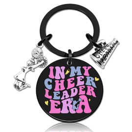 UIWIHHP Cheerleader Gifts for Women Cheerleader Keychain Cheer Stuff Accessories for Girls Cheer Team Gifts for Friend Sister Cheerleading Gift Ideas Cheerleading Stuff Accessories
