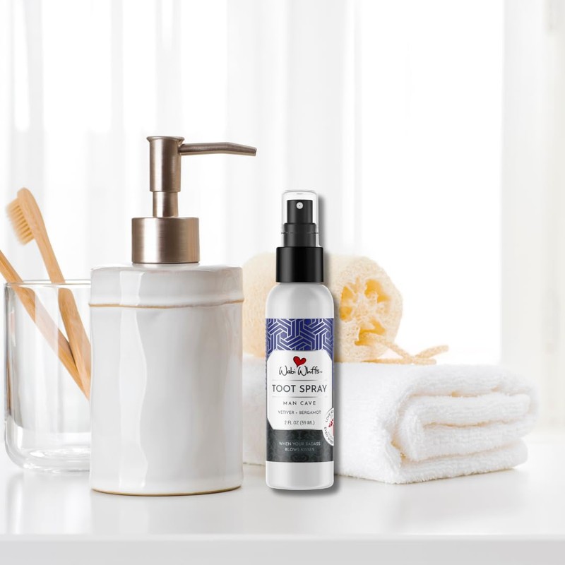 Wabi Whiffs Room and Bathroom Toot Sprays (Man Cave)
