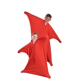 Sensory Direct Body Sock for Autism - Medium & Red | for Kids, Adults, Boys & Girls | Full Body Wrap for Hyposensitivity, Compression, Anxiety, ADHD, ASD, Special Needs