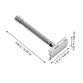 Ipetboom Hand Shaver Razor Blade Face Shaver Female Trimmer Trimmer Razor Protector Face Razor Remover Facial Reusable Travel Razor Head Zinc Alloy White