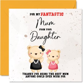 Stuff4 Special Birthday Card for Mum - Fantasy Mum - Happy Birthday Card from Daughter Mum Gifts 145mm Sentimental Mother's Day Greeting Cards Mum Mum Mummy Mammy
