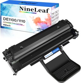 NineLeaf Compatible Toner Cartridge Replacement for Dell 1110 1100 310-6640 310-7660 Printer(1 Pack Black)