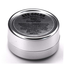 Pure Ziva Graphite Grey Navy Smokey Shimmering Pressed Powder Single Vegan Eyeshadow; Talc, Paraben & Cruelty Free