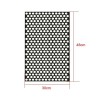 Calcomania Panal Hexagono Sticker Calavera Faro Universal Negro