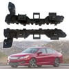 Pair Left Right Front Bumper Bracket Beam Mount Support Grille