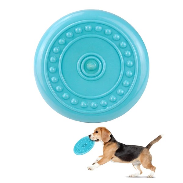 Durable Dog Flying Disc Dog Toys for Aggressive Chewers Big Dogs Toys for Large Medium Small Dogs Puppy Toy Outdoor Soft Rubber Dog Toys for Aggressive Chewers Dog Chew Toy Pet Toys for Dog