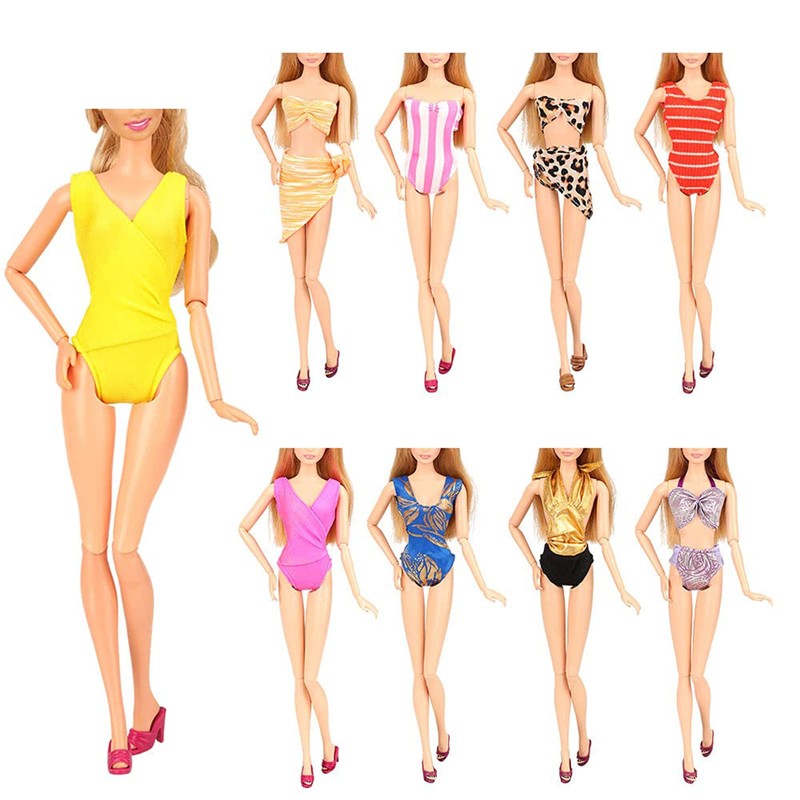BARWA 12 Items 5 Psc Swimsuits Bathing Clothes Bikini One