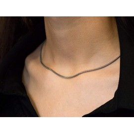 Fly Style Snake Chain Stainless Steel Silver 0.9 mm – 1.2/2/3 mm – Necklace for Men and Women – 41–76 cm, Stainless Steel