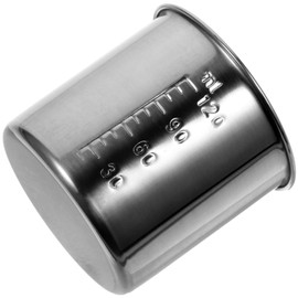 Kichvoe Rice Measuring Cup Stainless Steel Measuring Cup 120ml Rice Cooker Measuring Cup Metal Measuring Cup Kitchen Gadgets for Dry and Liquid Ingredients