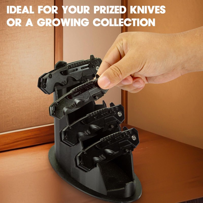 Knife Display Case Acrylic Knives Display Stand, Knife Holder Pocket