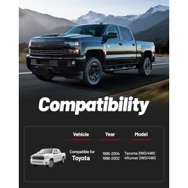 EVIL ENERGY 3" Leveling Lift Kit Compatible with 1995-2004 Toyota Tacoma 2WD/4WD, 1996-2002 Toyota 4Runner 2WD/4WD, 3 inch Front Suspension Strut Spacers Black