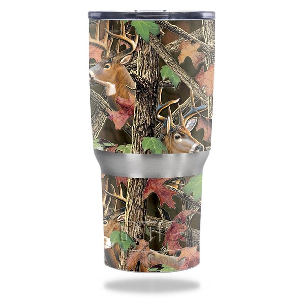 MightySkins Skin Compatible with RTIC Tumbler 20 oz (2016) – Buck Camo | Protective, Durable, and Unique Vinyl Decal wrap Cover | Easy to Apply, Remove, and Change Styles | Made in The USA