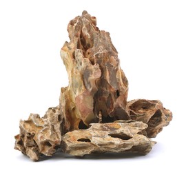 FISCAPE 4 Natural Aquarium Rocks 2" to 6" Perfect Rocks for Aquariums, Landscaping Model,Tank Decoration, Amphibian Enclosures-Dragon Stones