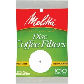 See Details (Pack of 2) 3.5 Inch White Disc Coffee Filters NEW