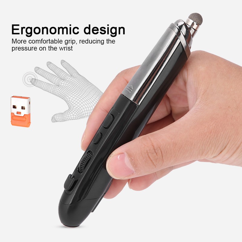 2.4G USB Wireless Optical Pen Mouse Pocket Drawing Write Stylus