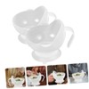 Baluue 2Pcs Suction Cup Bowl for Elderly and Disabled Slip