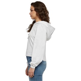 Urban Classics Tb5401-Ladies Heavy Short Hoody Felpa con Cappuccio, Bianco, L Donna