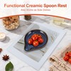 RENEWREVITAL Renewrevital Spoon Rest, Porcelain Spoon Holder for Stove Top,