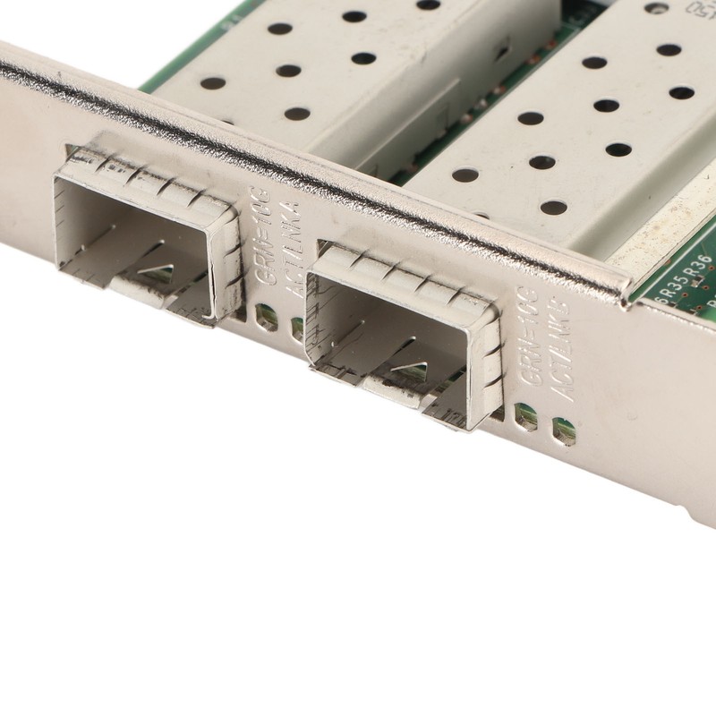 Server Adapter 10Gbps 2 SFP Ports PCI Express X8 Plug