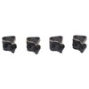 4pcs RC Crawler Link Mount Black Coating Increase Front Rear