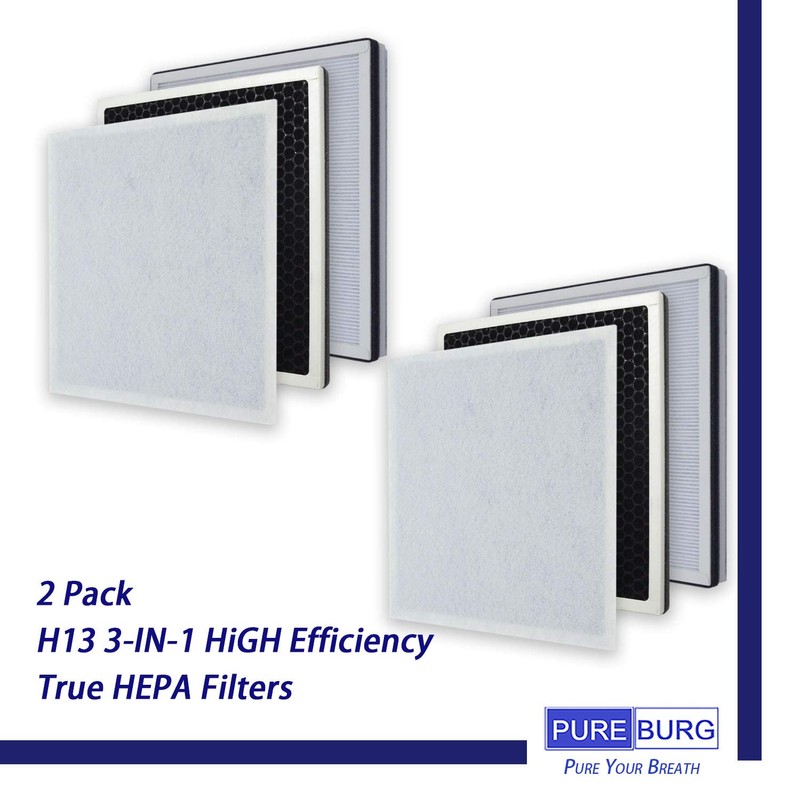 PUREBURG Replacement Filter Compatible with InvisiClean Aura IC-5018 Aura II
