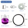 Mejiao Bumper Holder Purple 12PC Bumper Quick Release Bands Quick