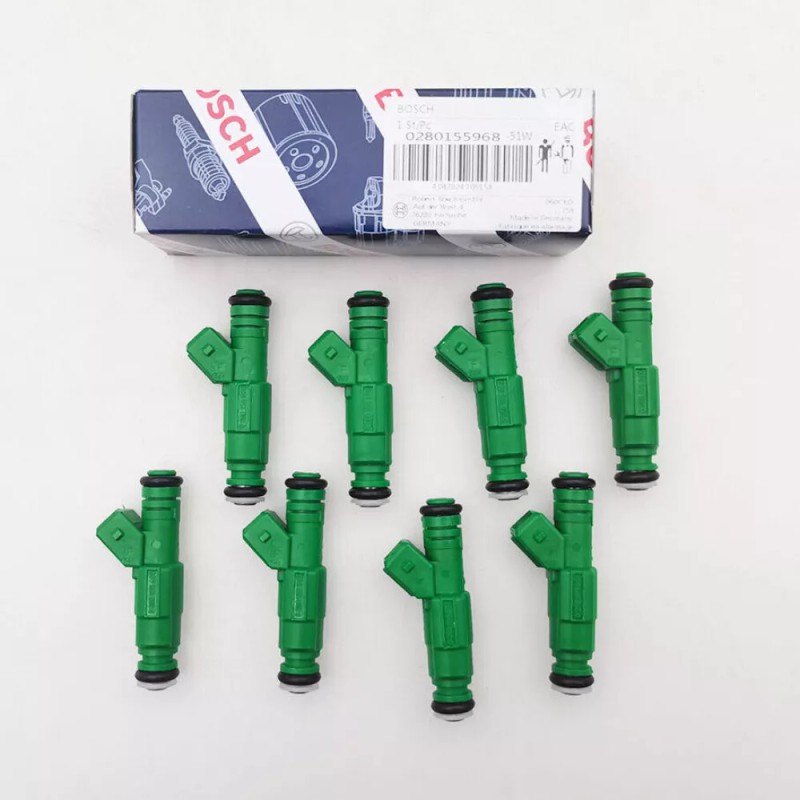 Factory/OEM New Set of 8PCS OEM BOSCH 0280155968 Fuel Injectors