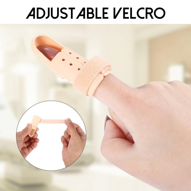 Kecartu Plastic Finger Splints,5-Size Pack