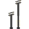 Wlrrcwdttc 2 Pcs Adjustable Height Bed Support Legs 10-17 inch,