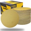 100 PCS 6 Inch No-Hole Sanding Discs Assorted- 80, 180,