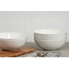 10 Strawberry Street Simply White 7" Coupe Cereal Bowl, Set