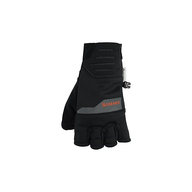 Simms Windstopper Half-Finger Glove - Black - Small
