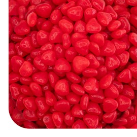 Cinnamon Imperial Hearts - 2 Pound Bulk Pack - Red Hard Candy with Spicy Flavor - Heart Shaped Cinnamon Candy for Dessert Decoration, Buffets and Everyday Snacking