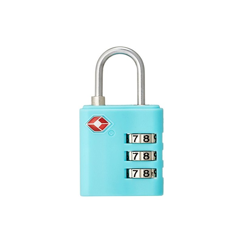 Concise 299745 BL TSA 3 Digit Combination Lock, 1.1 inches