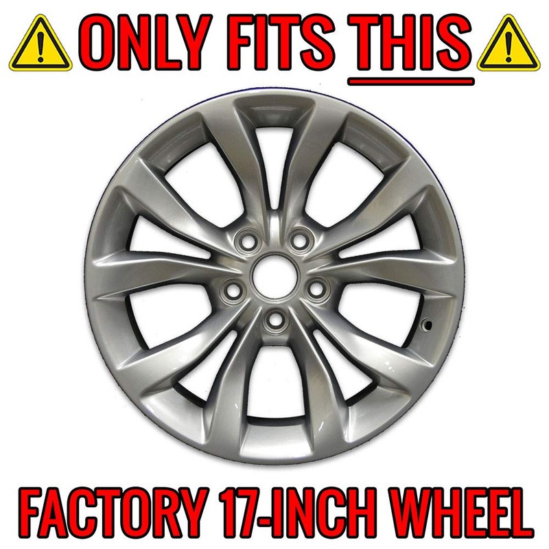 Auto Reflections Set of 4 17" 10 Spoke Wheel Skins