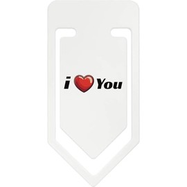 141mm 'I Love You' Giant Plastic Paper Clip (CC00095279)