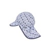 Sterntaler Boys Peaked Cap with Neck Protection, blue